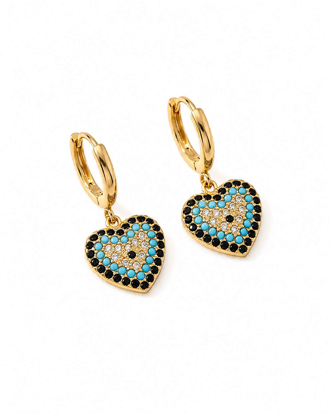 Evil eye earring