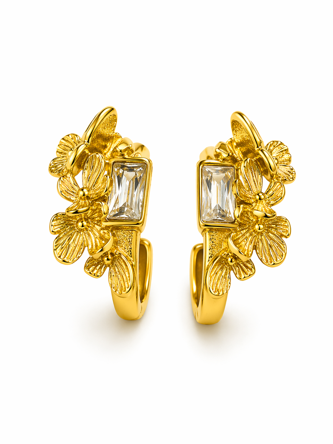 Golden muse earrings