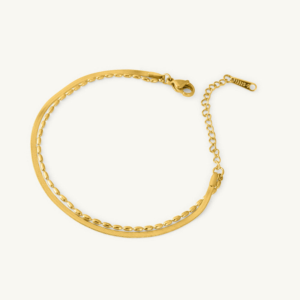 Herringbone Layered bracelet
