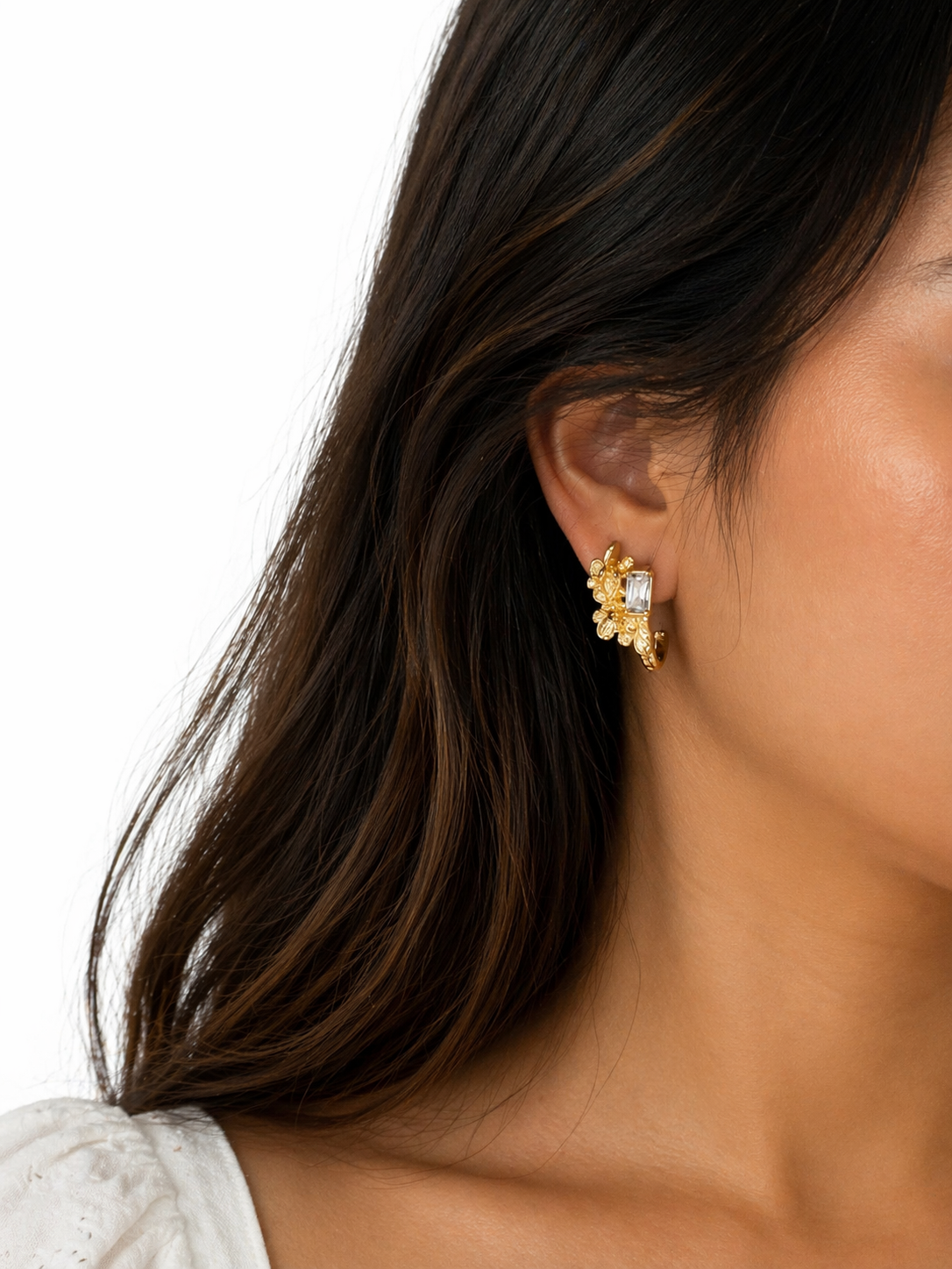 Golden muse earrings
