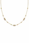 Dia cut charm neckpiece