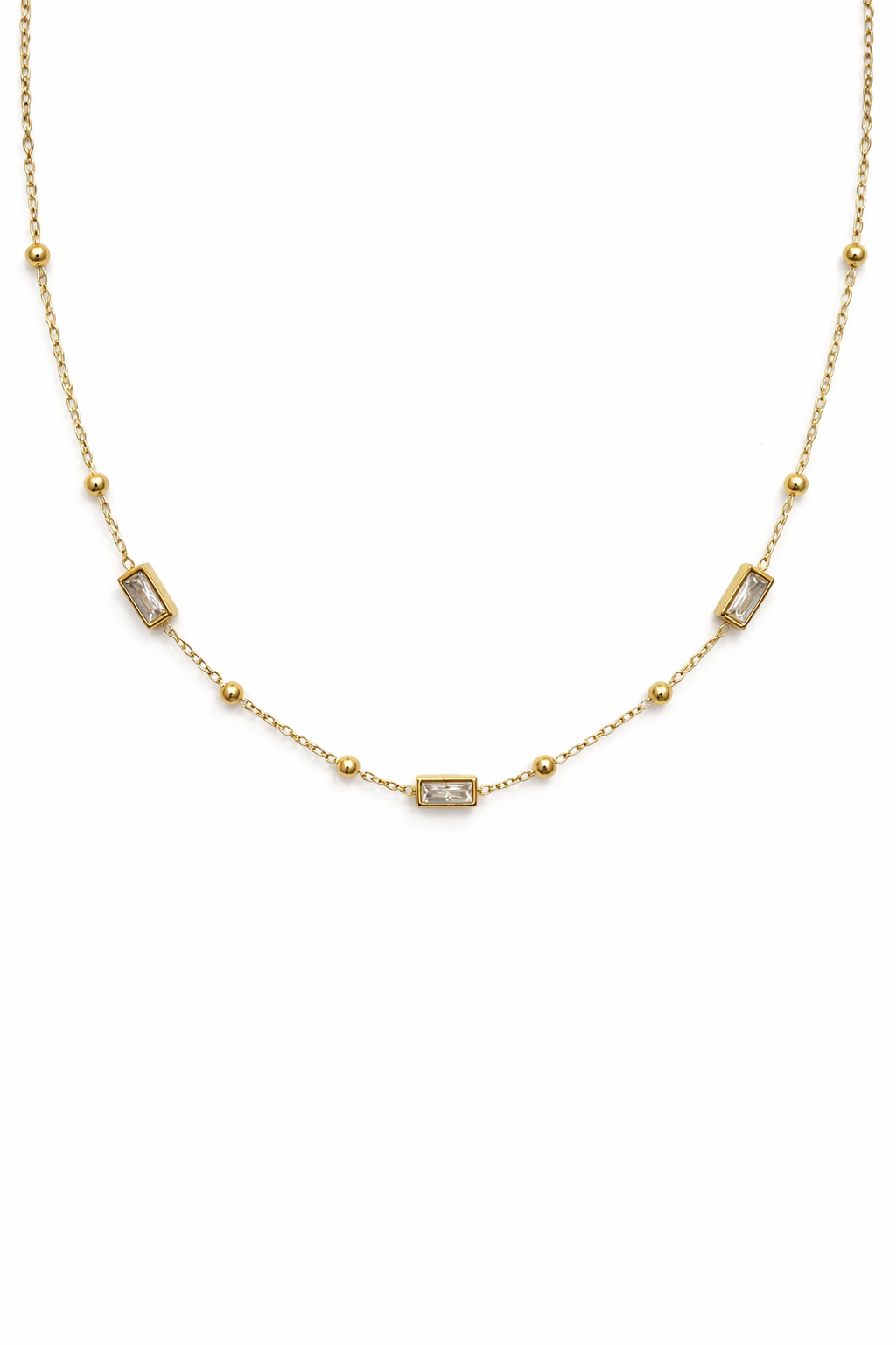Dia cut charm neckpiece