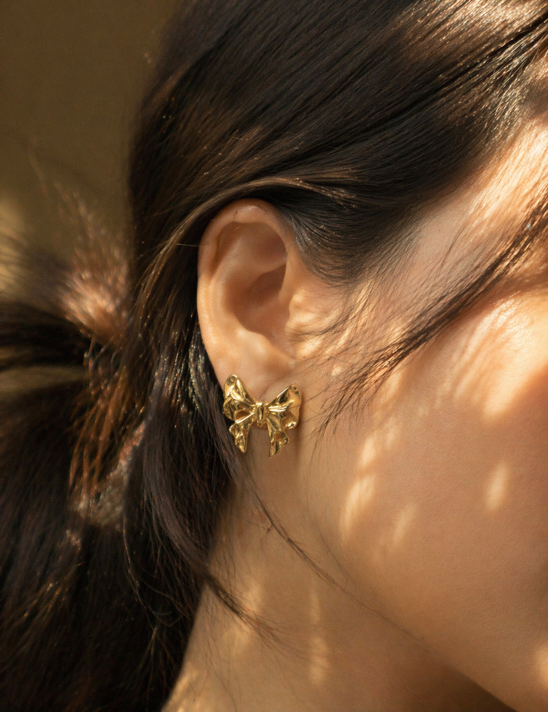 Lunaria Bow studs
