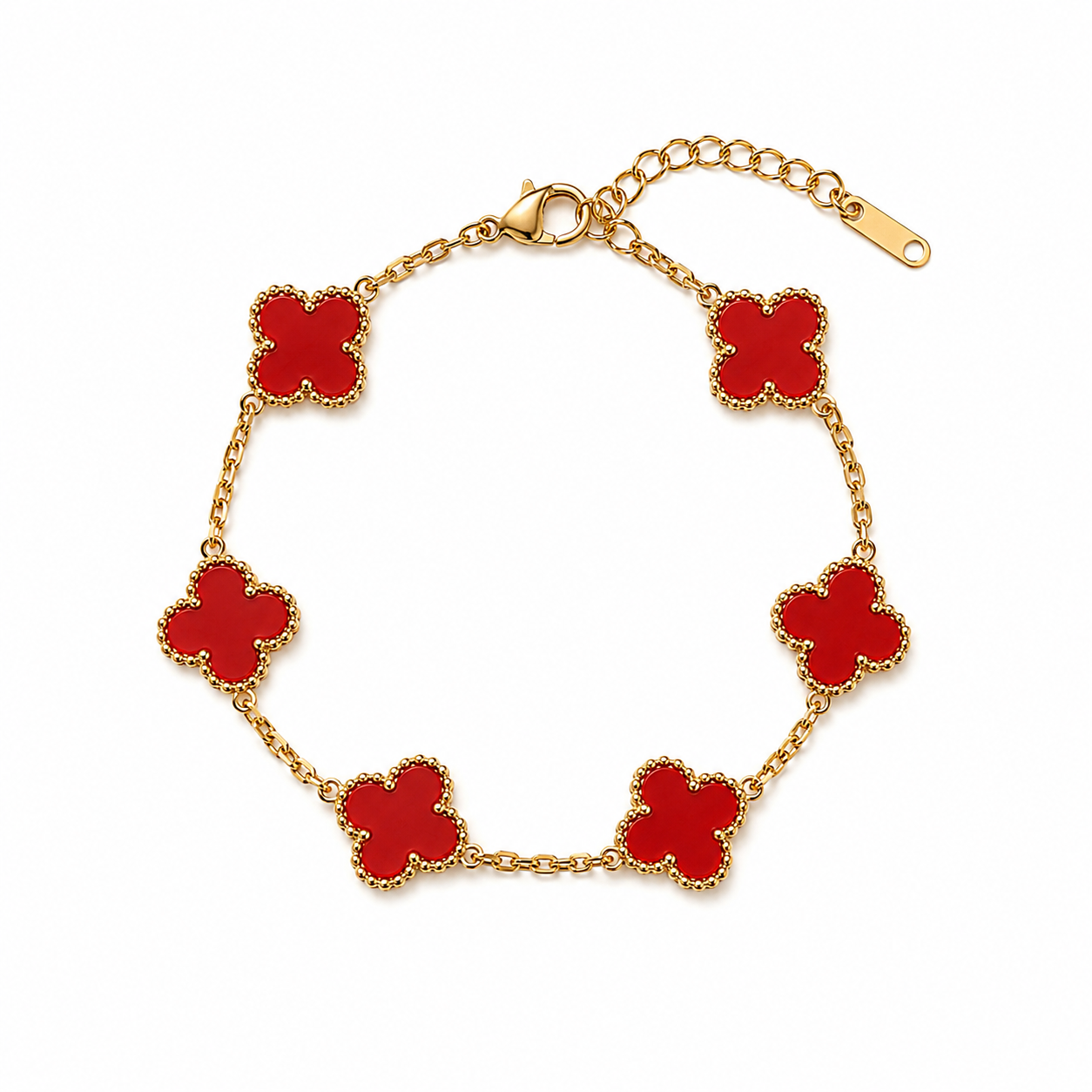 Red clover bracelet