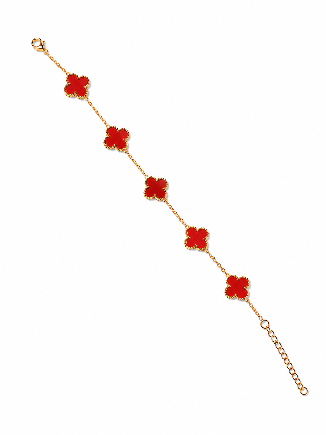 Red clover bracelet