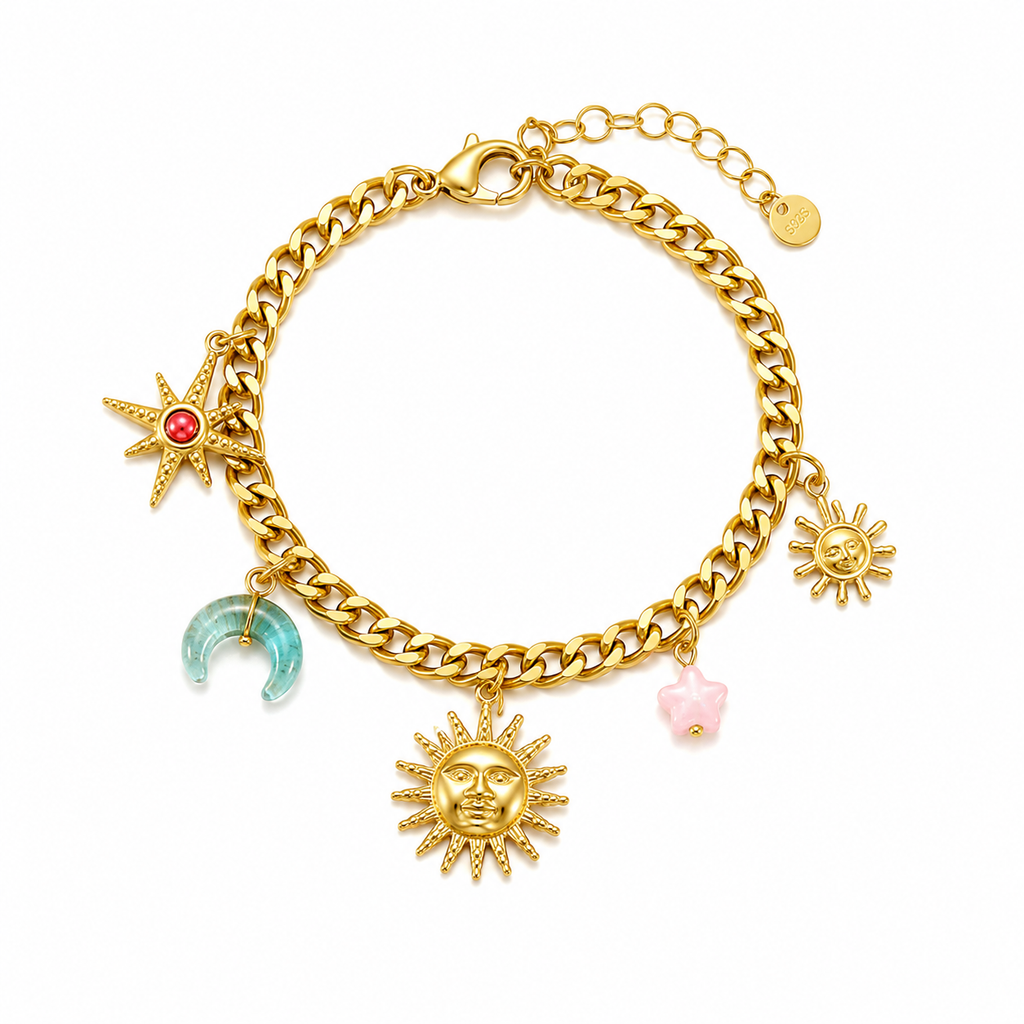 Nature charm bracelet