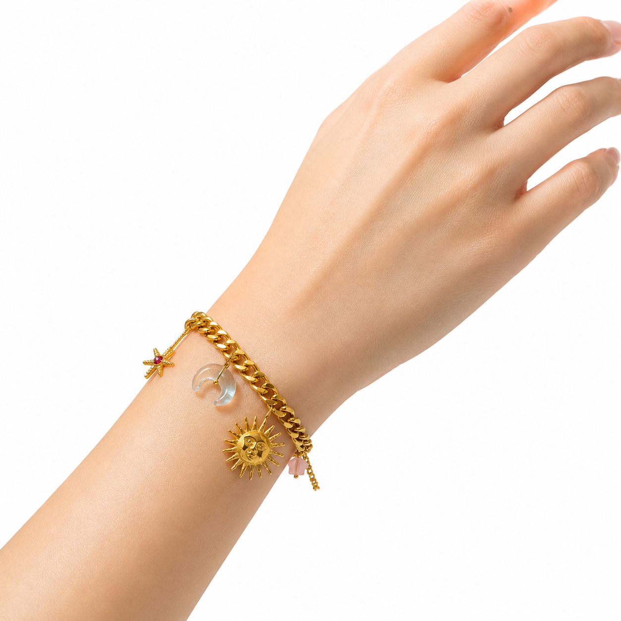 Nature charm bracelet