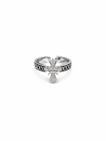Celeste cross ring