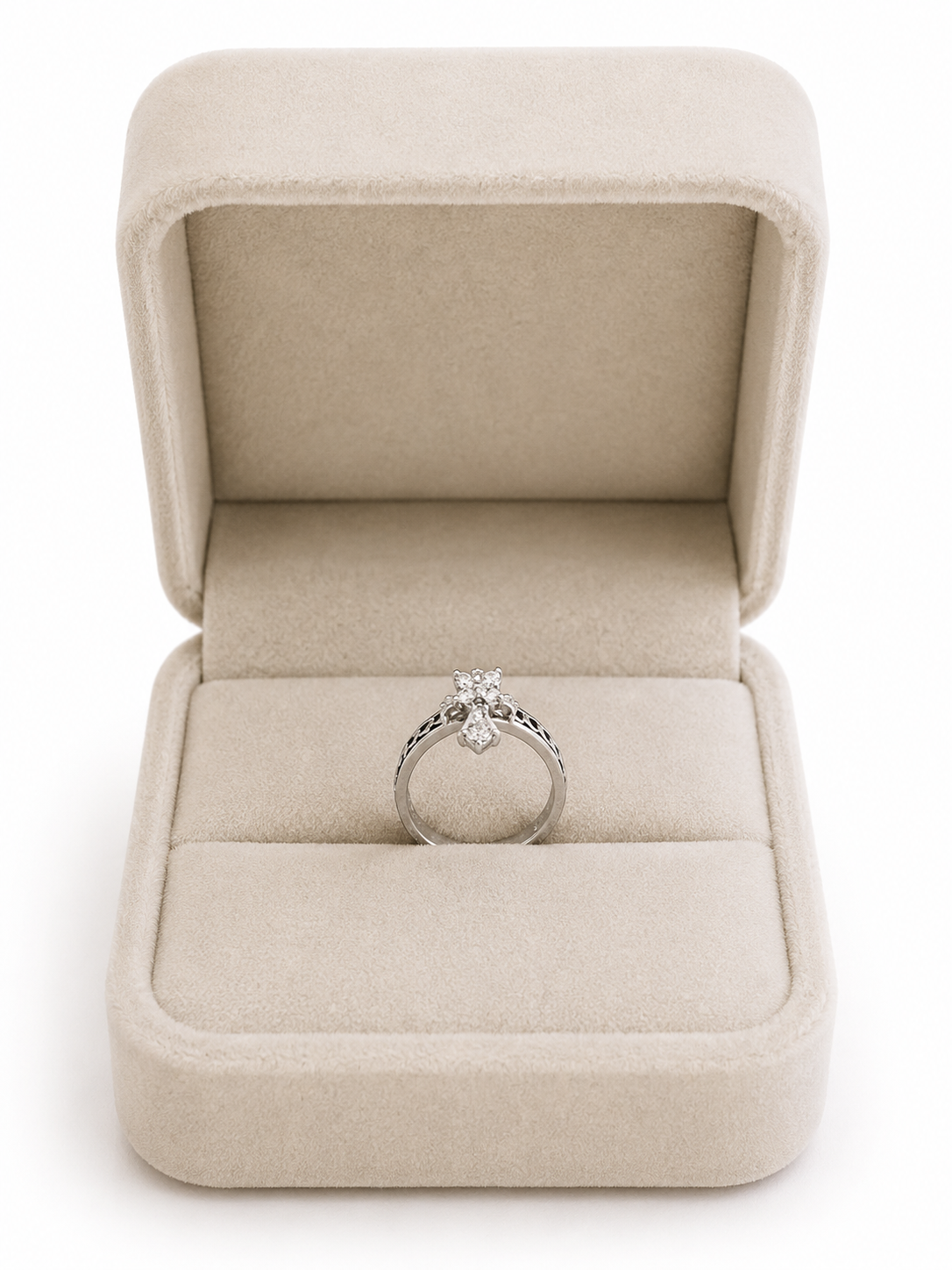 Celeste cross ring